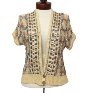 Anthropologie - Moth Silver Lake Ribbon Cardigan